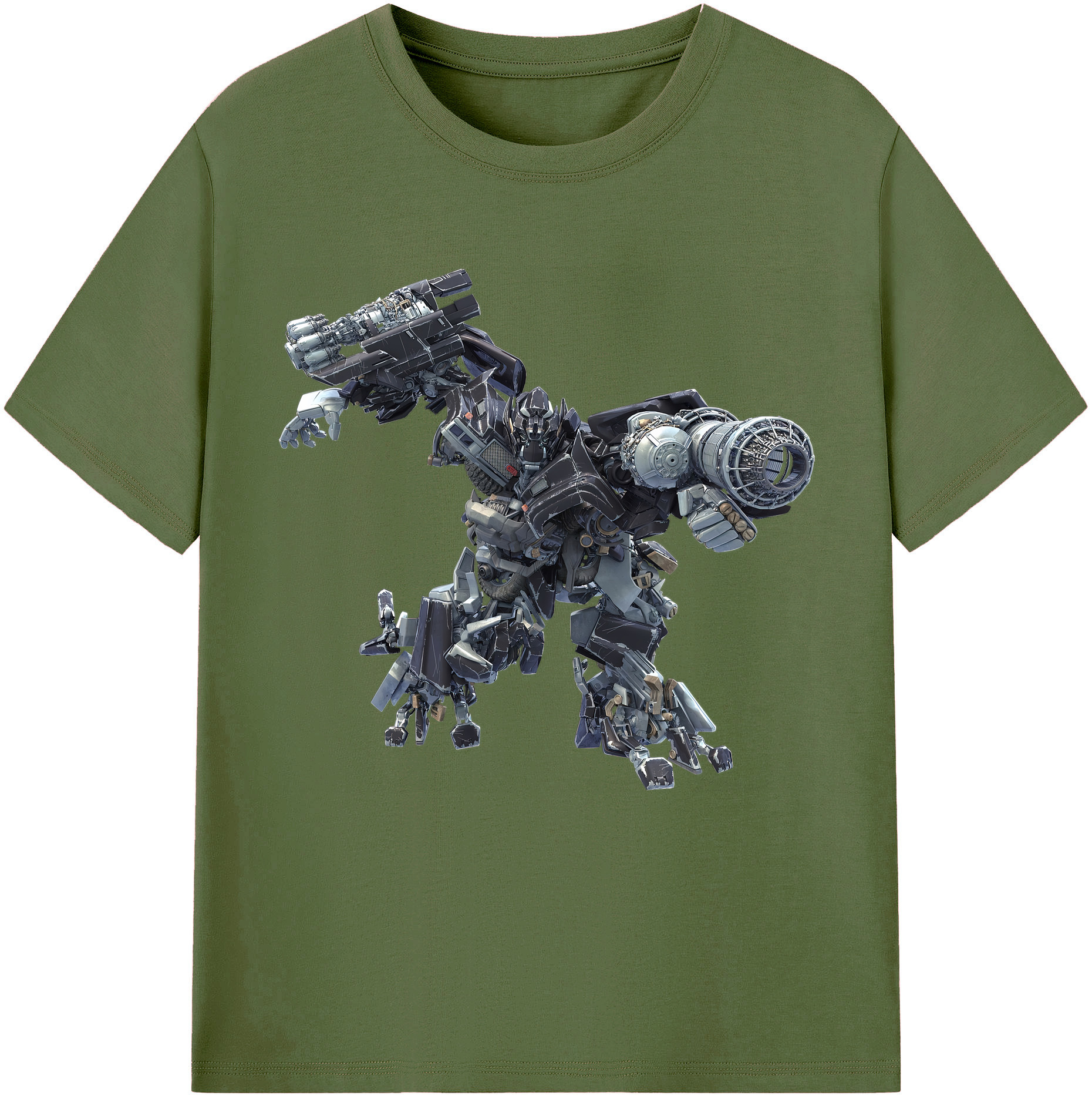 （画像用） Transformers トランスフォーマー 綿100％半袖Tシャツ（フロントプリント）
